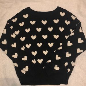Cute hearts sweater